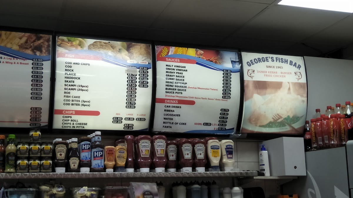 George's Fish Bar Menu - Image 4